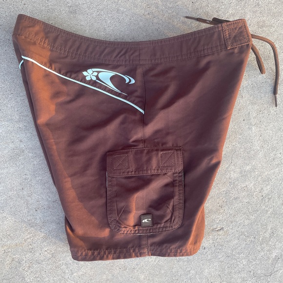 O’NEILL BOARD SWIM SHORTS WOMEN’S BROWN SIZE 5 - Picture 4 of 10
